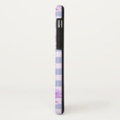 Pastel strepenpatroon met madeliefjes Case-Mate iPhone case (Achterkant/links)