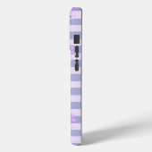 Pastel strepenpatroon met madeliefjes Case-Mate iPhone case (Achterkant / Links)