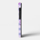 Pastel strepenpatroon met madeliefjes Case-Mate iPhone case (Achterkant / Links)