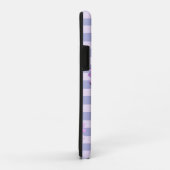 Pastel strepenpatroon met madeliefjes Case-Mate iPhone case (Achterkant/rechts)