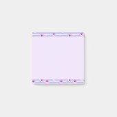 Pastel strepenpatroon met madeliefjes post-it® notes (Voorkant)