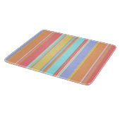 Pastel strepenpatroon snijplank (Hoek)