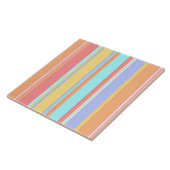 Pastel Strepenpatroon Tegeltje (Zijkant)