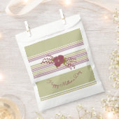 Pastel Stripe Favor Bag Bedankzakje (Geknipt)