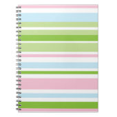 Pastel Stripe Notitieboek (Voorkant)
