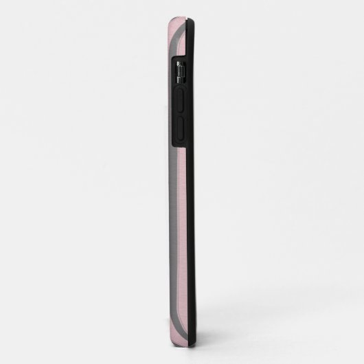 Pastel stripe Patroon iPhone Case (Achterkant/links)