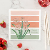 Pastel Stripe Peach Servet (Insitu)