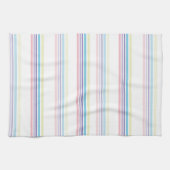 Pastel Stripe Print Theedoek (Horizontaal)
