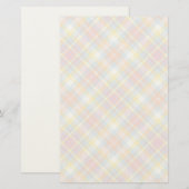 Pastel Stripe Pset Briefpapier (Voorkant / Achterkant)