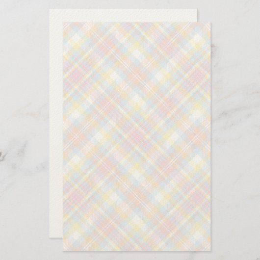 Pastel Stripe Pset Briefpapier (Voorkant / Achterkant)