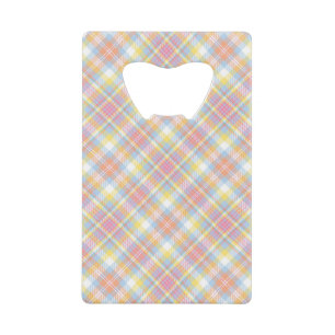 Pastel Stripe Pset Creditkaart Flessenopener