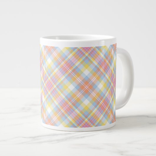 Pastel Stripe Pset Grote Koffiekop (Voorkant rechts)