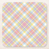 Pastel Stripe Pset Kartonnen Onderzetters (Voorkant)