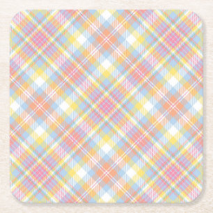 Pastel Stripe Pset Kartonnen Onderzetters