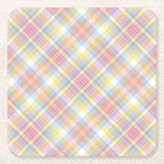 Pastel Stripe Pset Kartonnen Onderzetters (Voorkant)