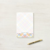 Pastel Stripe Pset Post-it® Notes (Op bureau)