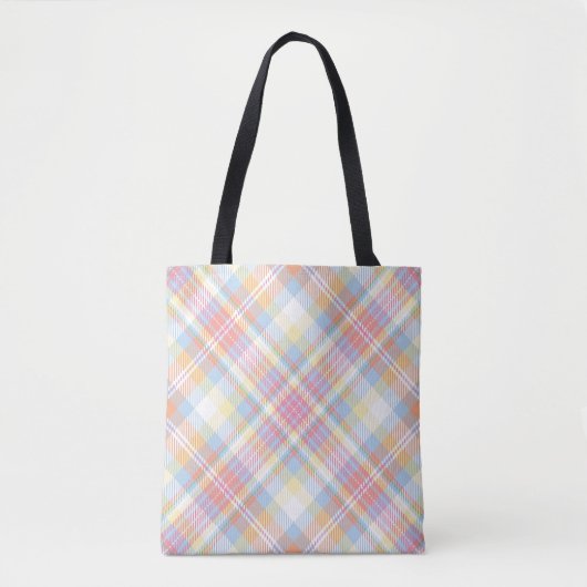 Pastel Stripe Pset Tote Bag (Voorkant)