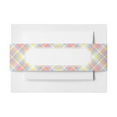 Pastel Stripe Pset Uitnodigingen Wikkel (Voorkant Voorbeeld)