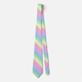 Pastel Stripe regenboog Stropdas (Voorkant)