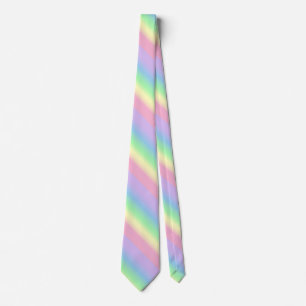 Pastel Stripe regenboog Stropdas