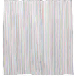 Pastel Stripe Shower Curtain Douchegordijn