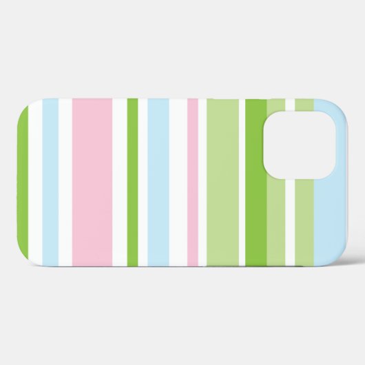 Pastel Stripe Tough Hoesje-Mate iPhone Case (Achterkant (horizontaal))