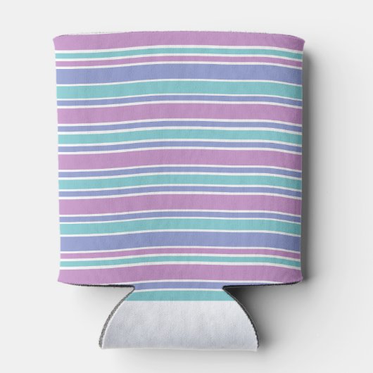 Pastel Striped Patroon Blikjeskoeler (Achterkant)