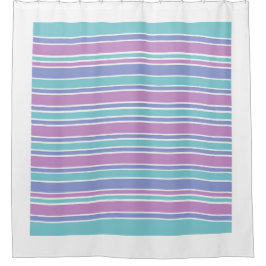 Pastel Striped Patroon Douchegordijn