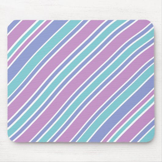 Pastel Striped Patroon Muismat (Voorkant)