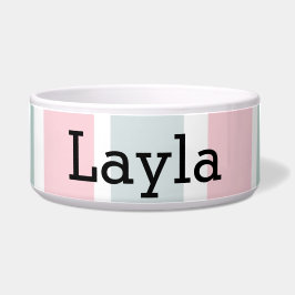 PASTEL STRIPED pet bowl Voerbakje