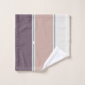 Pastel Stripes-2 – Minimal Spa Towel Style Bad Handdoek (Wasdoekje)