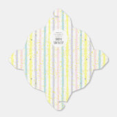Pastel Stripes Baby shower Bedankdoosjes (Uitgevouwen)