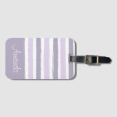 Pastel Stripes Bagagelabel (Voorkant (horizontaal))
