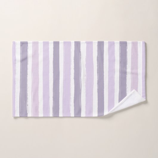 Pastel Stripes Bath-handdoekset Bad Handdoek (Handdoek)