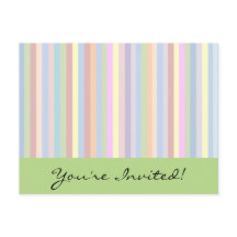 Pastel Stripes Briefkaart