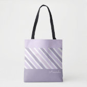 Pastel Stripes Canvas tas (Voorkant)