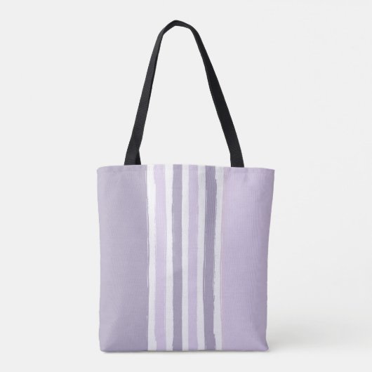 Pastel Stripes Canvas tas (Achterkant)