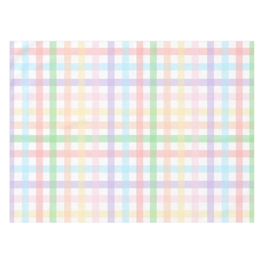 Pastel Stripes Design Tafelkleed (Voorkant (Horizontaal))