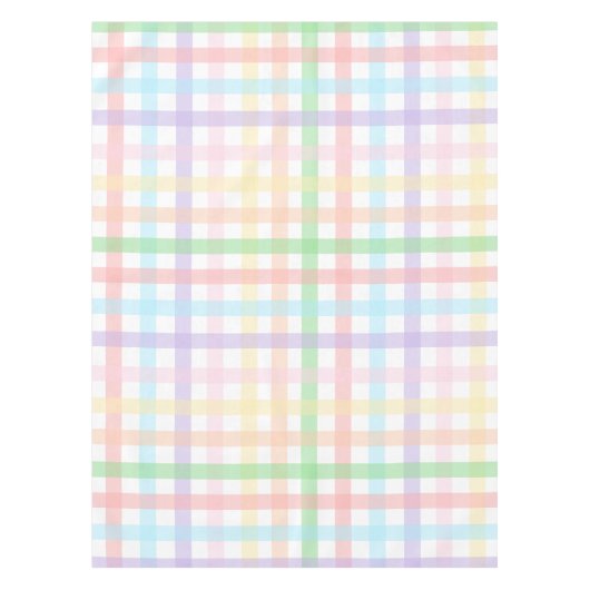 Pastel Stripes Design Tafelkleed (Voorkant)