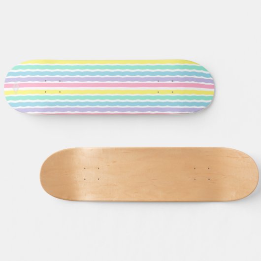 Pastel Stripes HAMbWG Skateboard (Horizontaal)