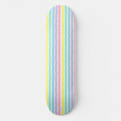Pastel Stripes HAMbWG Skateboard (Voorkant)