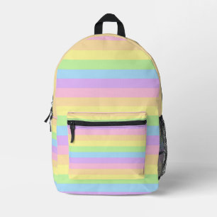Pastel Stripes Kleurrijke Rugzak