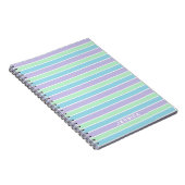 Pastel Stripes op maat Notitieboek (Rechterzijde)