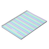Pastel Stripes op maat Notitieboek (Linkerzijde)