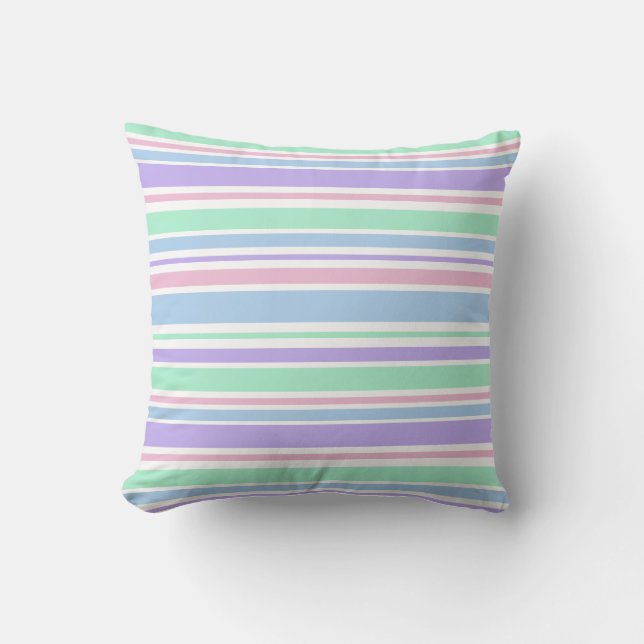 Pastel Stripes Pillow Kussen (Voorkant)