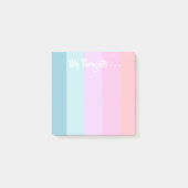 Pastel Stripes Post-it notities Post-it® Notes (Voorkant)