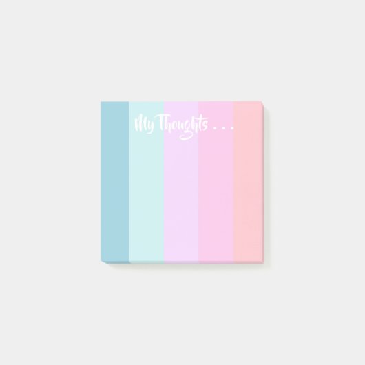Pastel Stripes Post-it notities Post-it® Notes (Voorkant)