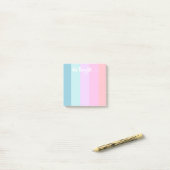 Pastel Stripes Post-it notities Post-it® Notes (Op bureau)