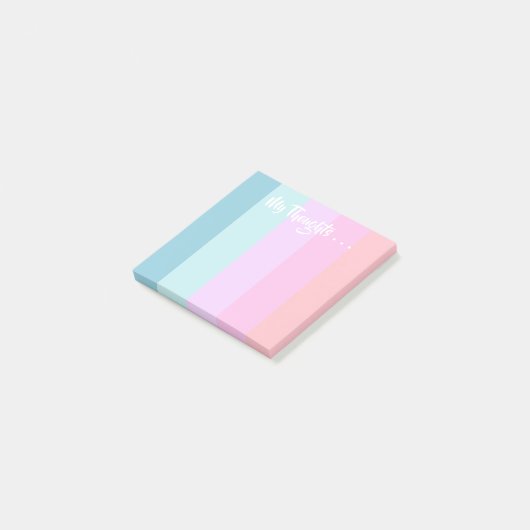 Pastel Stripes Post-it notities Post-it® Notes (Schuin)