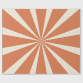 Pastel Stripes  Retro 90s Leuke Verjaardag Cadeaupapier (Vlak)